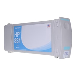 Clover Imaging Group Wide Format - 775 ml - light cyan - compatible - remanufactured - ink cartridge (alternative for: HP 831) - for HP Latex 115, 310, 315, 330, 335, 360, 365, 370, 375, 560, 570