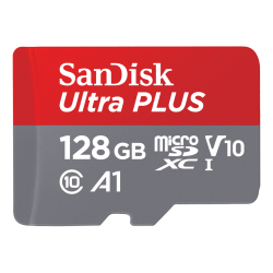 SanDisk® Ultra PLUS microSD™ Card, 128GB