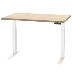 Fellowes® 48"W Rectangle Worksurface Laminate Desktop, Beigewood