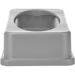 Alpine Slim Swinging Trash Can Lid, 5"H x 20"W x 12"D, Gray