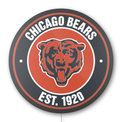 Imperial NFL Establish Date LED Lighted Sign, 23" x 23", Chicago Bears