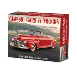 2026 Willow Creek Press Page-A-Day Daily Desk Calendar, 6-1/4" x 5-1/2", Classic Cars & Trucks, January To December, 54062