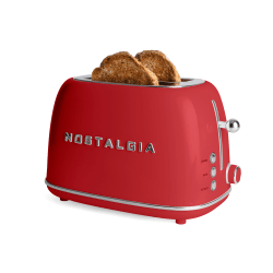 Nostalgia Classic Retro 2-Slice Toaster, Red, Total Qty 1