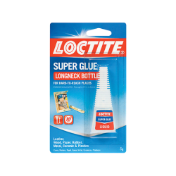 Loctite Long Neck Liquid Super Glue, 0.18 Oz, Clear