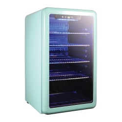 Magic Chef 3.4 Cu. Ft. Retro Beverage Cooler, 30-3/4"H x 17-1/2"W x 19-3/4"D, Green