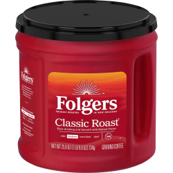 Folgers® Classic Roast Ground Coffee, Medium - 25.9 oz - 1 Each