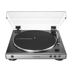 Audio-Technica AT-LP60X 2-Speed Fully Automatic Belt-Drive Stereo Turntable, Gunmetal