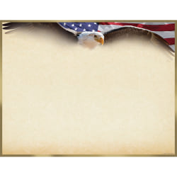 Great Papers! Foil Certificates, 8-1/2" x 11", Flying Eagle, Pack Of 15 Certificates