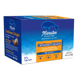 Manatee Gourmet Coffee Single-Serve Coffee K-Cup®, Caribbean Delight Blend, Carton Of 12