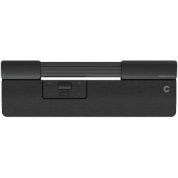 Contour SliderMouse Pro - Vegan Leather - Slim - Mechanical - Cable - Gray - USB - 2800 dpi - Scroll Wheel - 6 Programmable Button(s)