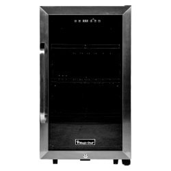 Magic Chef® 83-Can Mini Fridge for Commercial Countertop Use, Black/Silver, MCCM31ST
