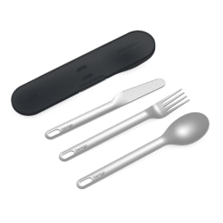 Bentgo Stainless Steel Utensil Set, Carbon