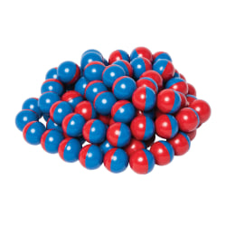 Dowling Magnets North/South Magnet Marbles (Red/Blue), Set Of 100