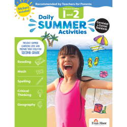 Evan-Moor® Daily Summer Activities Book, Moving From 1st Grade to 2nd Grade