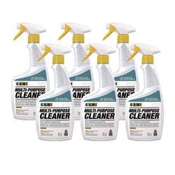 CLR PRO® Multi-Purpose Cleaner, Lemon Scent, 32 oz Bottle, 6/Carton