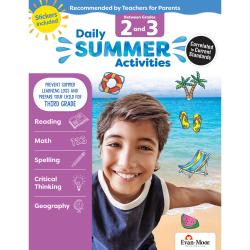 Evan-Moor® Daily Summer Activities Book, Moving From 2nd Grade to 3rd Grade