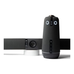 Owl Labs Meeting Owl 4+ - Video conferencing device - Certified for Microsoft Teams Rooms - charcoal - with Owl Bar
