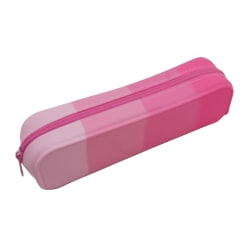 Office Depot® Silicone Pencil Pouch, 2-3/8" x 7-7/8", Ombre Pink