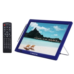 Trexonic Portable Rechargeable 14" LED TV With HDMI™ And Built-In Digital Tuner, Blue, 995115779M