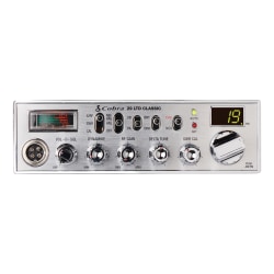 Cobra 40-Channel AM/FM CB Radio With Microphone, 2-1/4"H x 7-1/4"W x 9-1/4"D, Black, CCBP29LT01