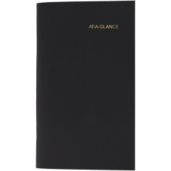 At-A-Glance Website Address Book Password Keeper, 200 Entries, Black, 3 1/2"x6" - Stitched - 3 1/2"x6" Sheet Size - 8050005