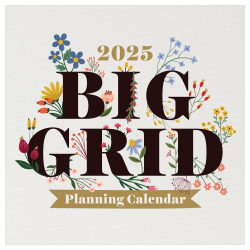 2025 TF Publishing Monthly Wall Calendar, 12" x 12", Floral, January 2025 To December 2025