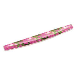Fellowes® Photo Gel Keyboard Wrist Rest with Microban® Protection, Pink Flowers