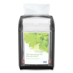 Tork® Xpressnap Fit Napkin Dispenser, Tabletop, 6-3/4"H x 4-7/16"W x 5-5/8"D, Black