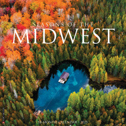 2025 Willow Creek Press Wall Calendar, 12" x 12", Seasons Of The Midwest, January 2025 To December 2025, 46272