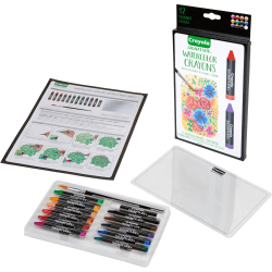 Crayola Signature Premium Watercolor Crayons - Assorted - 12 / Pack