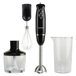 National® 500-Watt Multi-Purpose 4-In-1 Immersion Blender With Attachments, Black