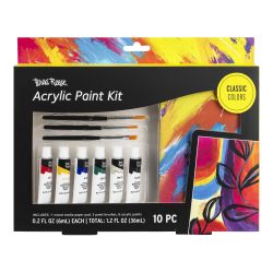 Brea Reese 10-Piece Acrylic Paint Kit, Classic Colors