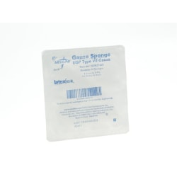 Medline Woven Sterile Gauze Sponges, 8-Ply, 4" x 4", White, Pack Of 1,280