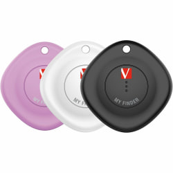 My Finder Bluetooth Tracker 3pk Black,White,Purple Bluetooth