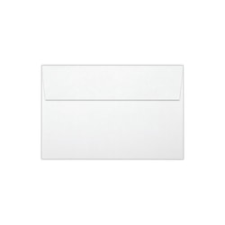LUX Invitation Envelopes, A9, Peel & Press Closure, White, Pack Of 50
