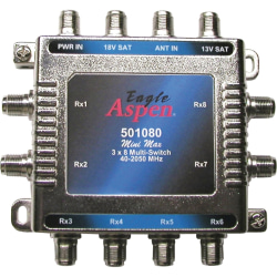 Eagle Aspen 501080 3 x 8 Signal Splitter/Combiner