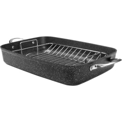 Starfrit The Rock Cookware - Roasting - Dishwasher Safe - Oven Safe - Black - Rock - Aluminum Body - 1