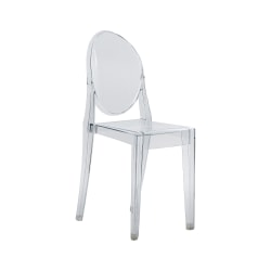 Techni Home Acrylic Ghost Event Stacking Chairs, Clear, Total Qty 4