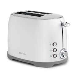 Betty Crocker 2-Slice Extra-Wide-Slot Multi-Function Toaster, White