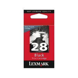 Lexmark™ 28 Black Ink Cartridge, 18C1428
