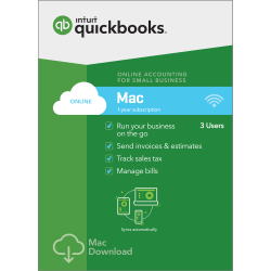 Intuit® QuickBooks® Online 2018, For Mac®, Product Key