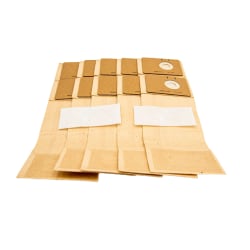 Nilfisk VU500 Pre-Filter Vacuum Bags, 3.4 Qt, Black, Pack Of 10 Bags