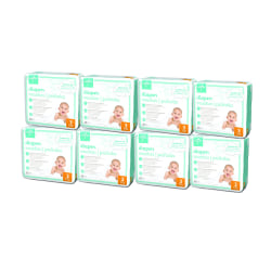 Medline KinderCare Disposable Baby Diapers, Size 3, 16-28 Lb, White, 25 Diapers Per Pack, Case Of 8 Packs
