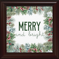 Timeless Frames® Holiday Art, 12" x 12", Merry And Bright