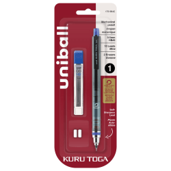uni-ball® Kuru Toga Mechanical Pencil Starter Set, 0.5 mm, Black/Blue