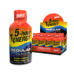 5-hour ENERGY® Shot, Regular Strength, Berry, 1.93 Oz