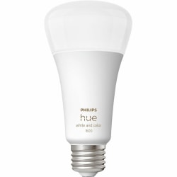 Philips Hue LED Light Bulb - 16 W - 100 W Incandescent Equivalent Wattage - 120 V AC - 1600 lm - A21 Size - White Ambiance Light Color - E26 Base - 25000 Hour