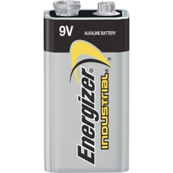 Energizer 9-Volt Industrial Alkaline Batteries, 12-Pack - For Multipurpose - 9V - 9 V DC - 6 / Carton