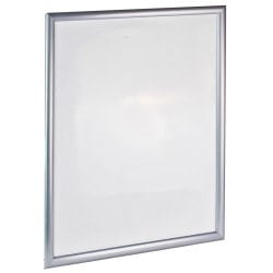 Azar Displays Wall Snap Poster Frame Vertical/Horizontal Sign Holder, 30"H x 20"W x 3/4"D, Silver