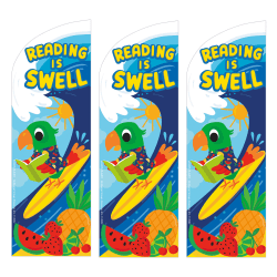 Eureka Bookmarks, 2" x 6", Reading Is Swell Fruit Punch Scented  24 Per Pack, Set Of 3 Packs